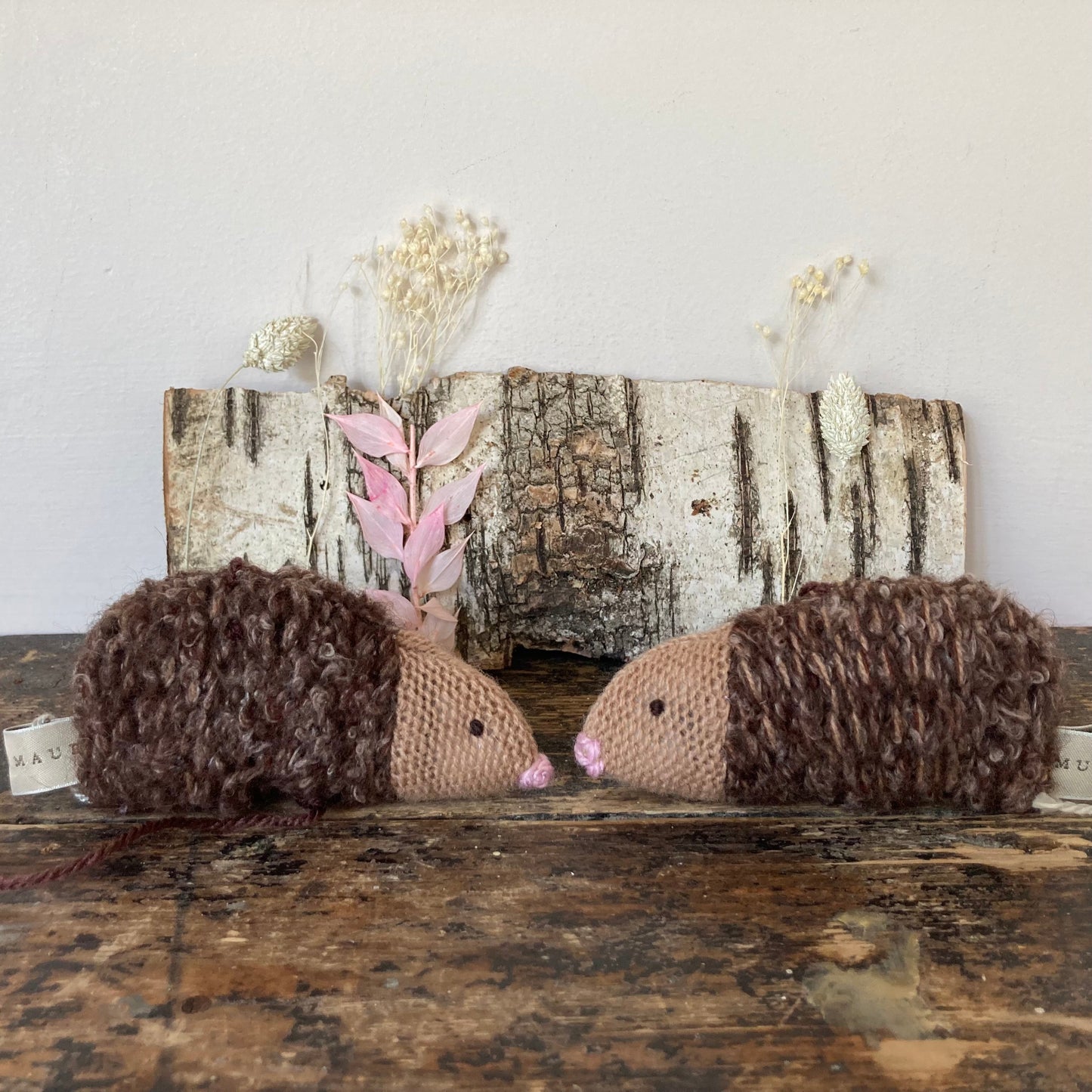 Knitted Hedgehog Cat Toy