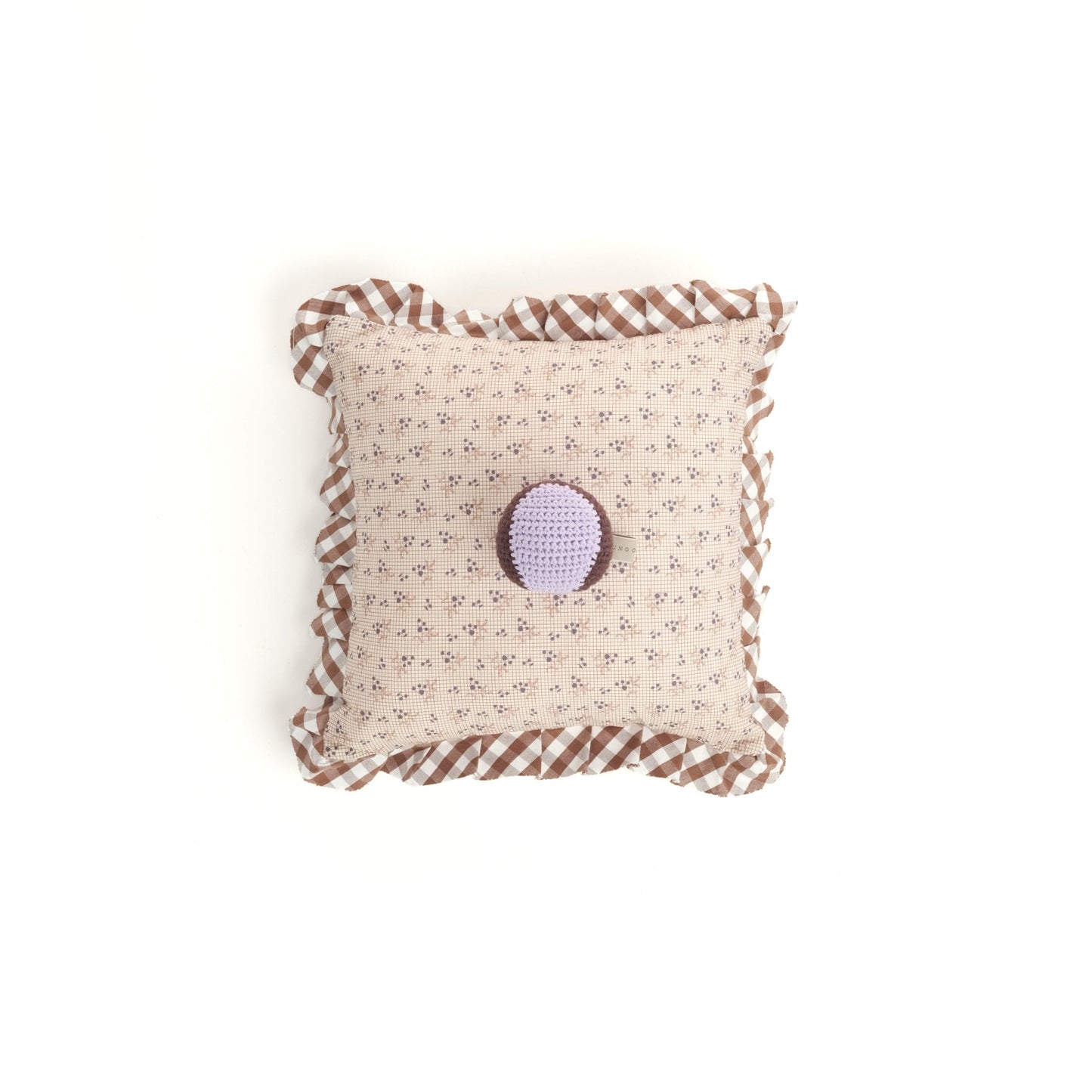 Crochet Baseball Dog Toy