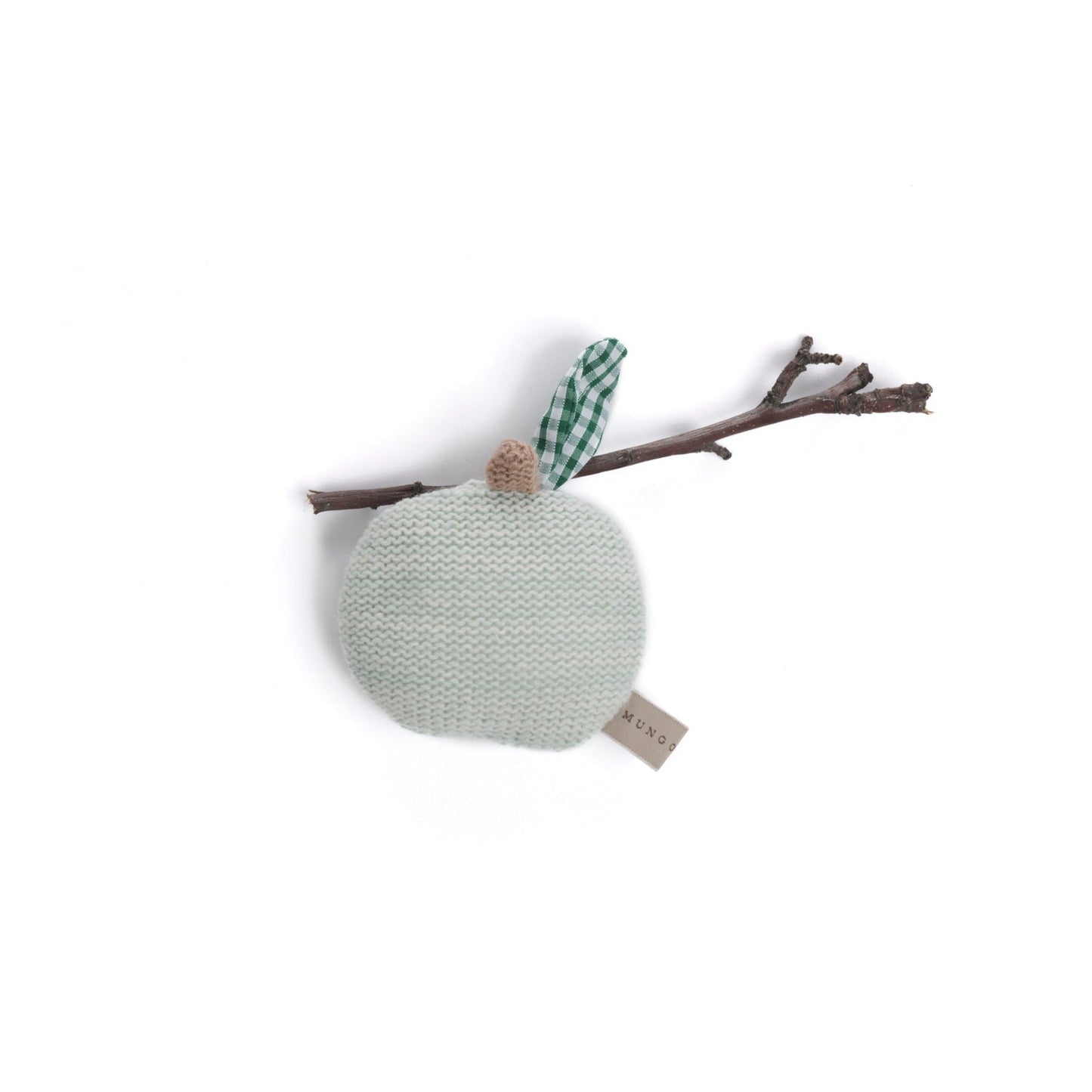 Knitted Apple Cat Toy