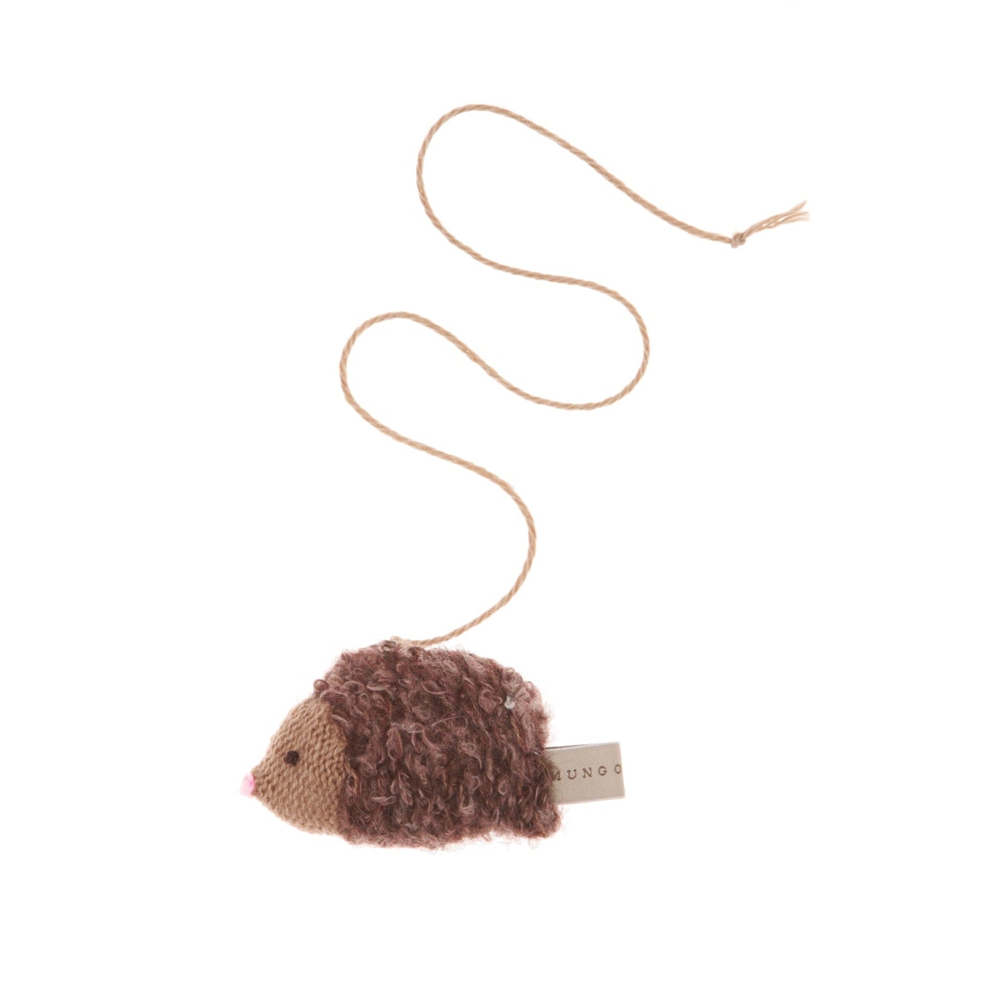 Knitted Hedgehog Cat Toy