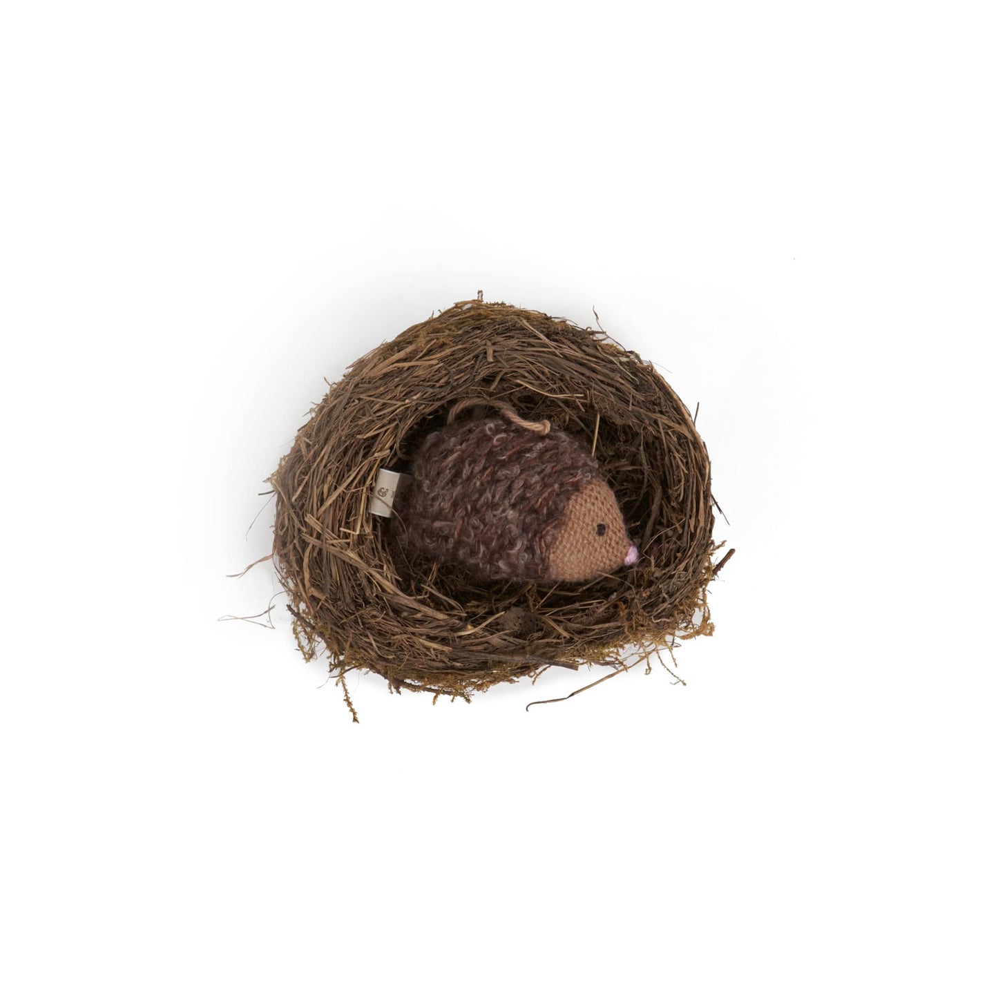 Knitted Hedgehog Cat Toy