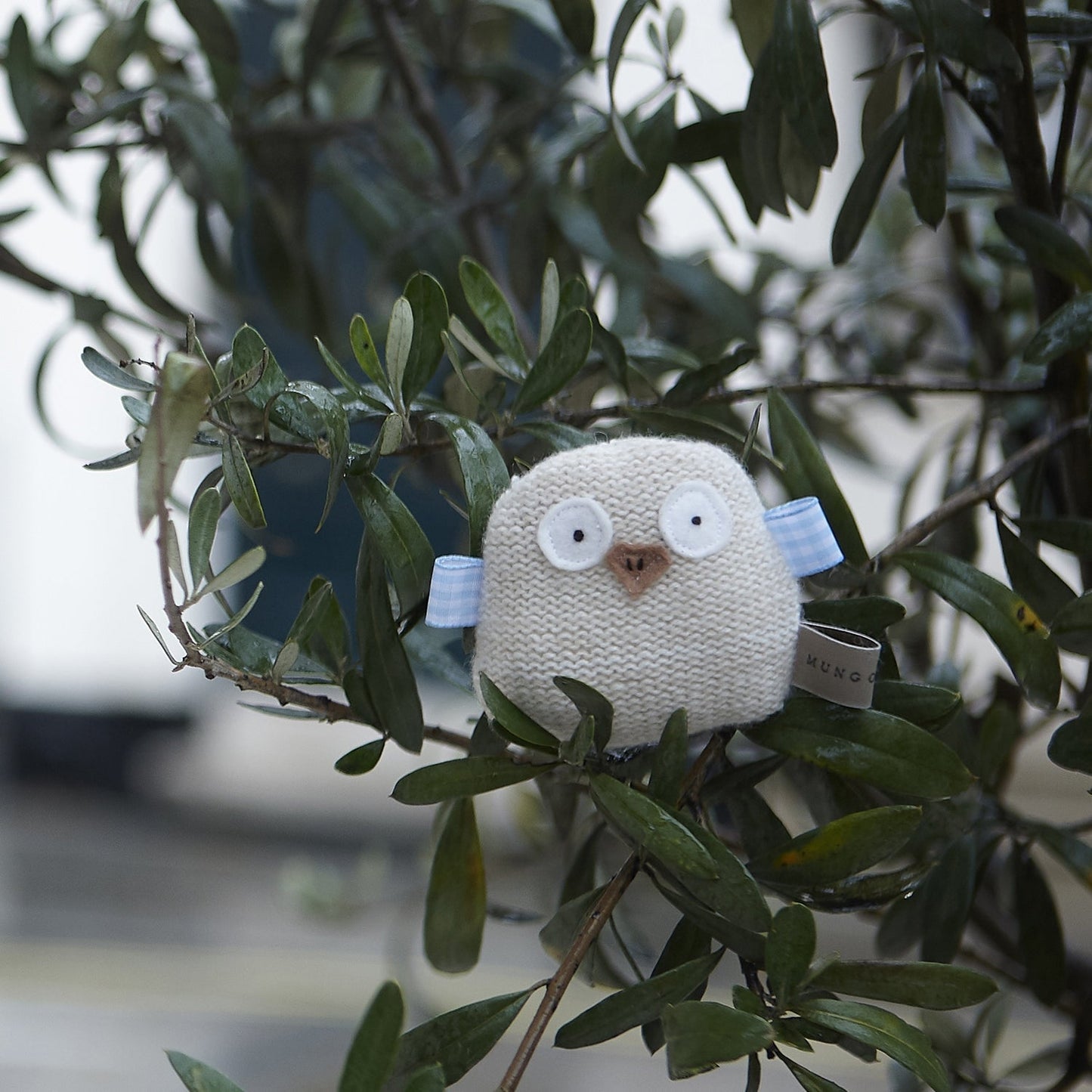 Knitted Owl Cat Toy