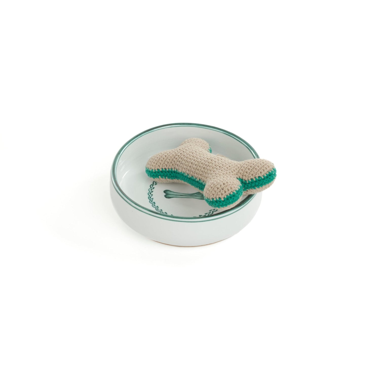 Crochet Bone Dog Toy