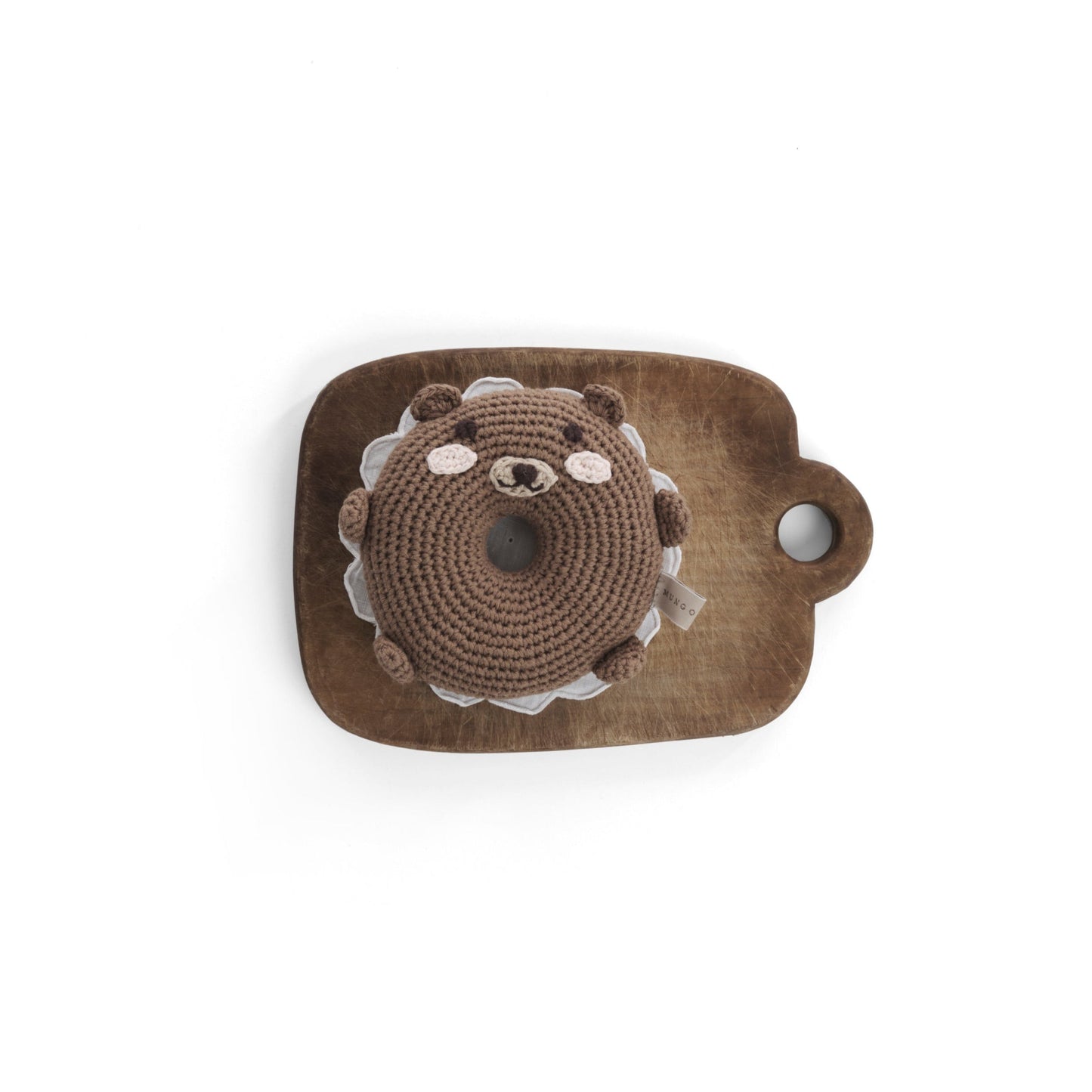 Donut-Bear Dog Toy