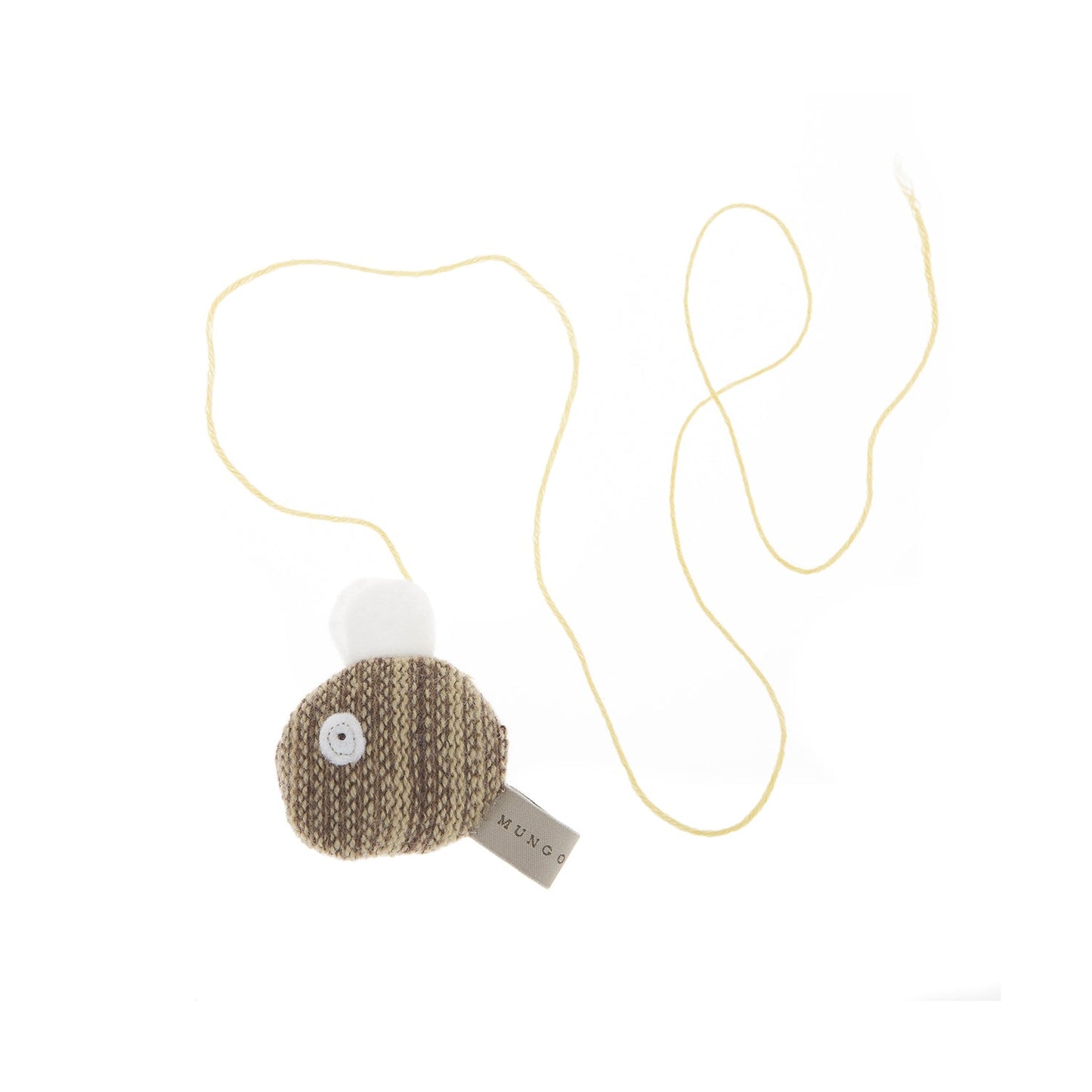 Knitted Bumble Bee Cat Toy