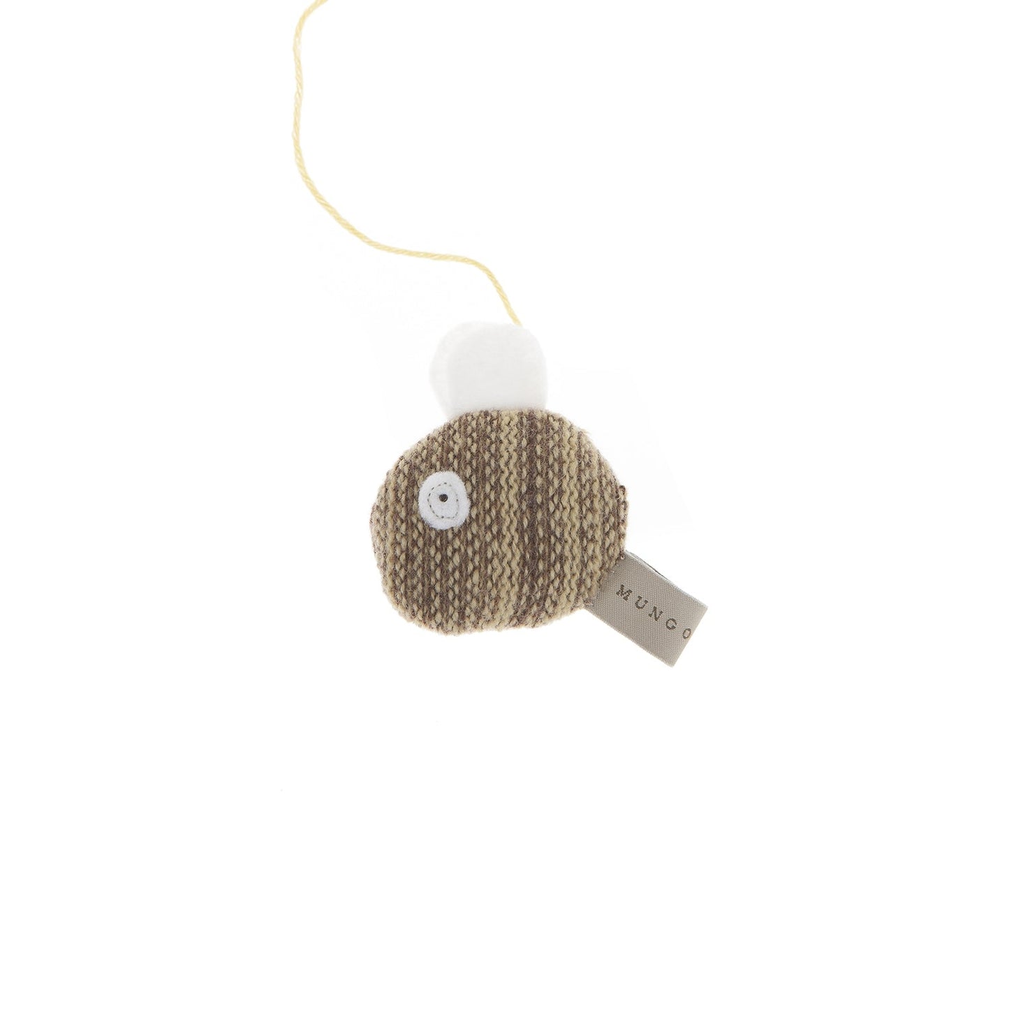 Knitted Bumble Bee Cat Toy